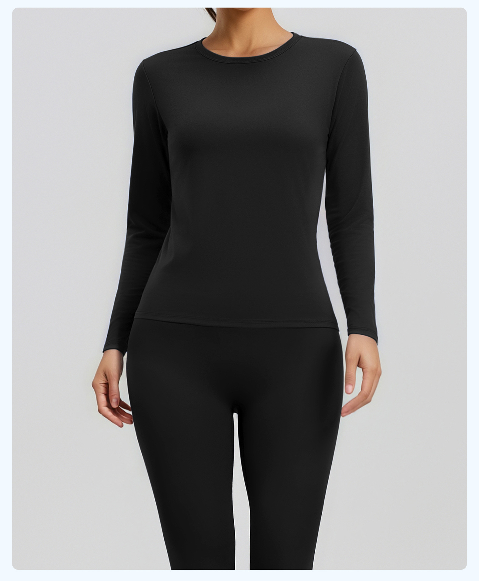 #JYJC024+#JYJK026 Yojaflex Black Women's Yoga Set 2 Pieces