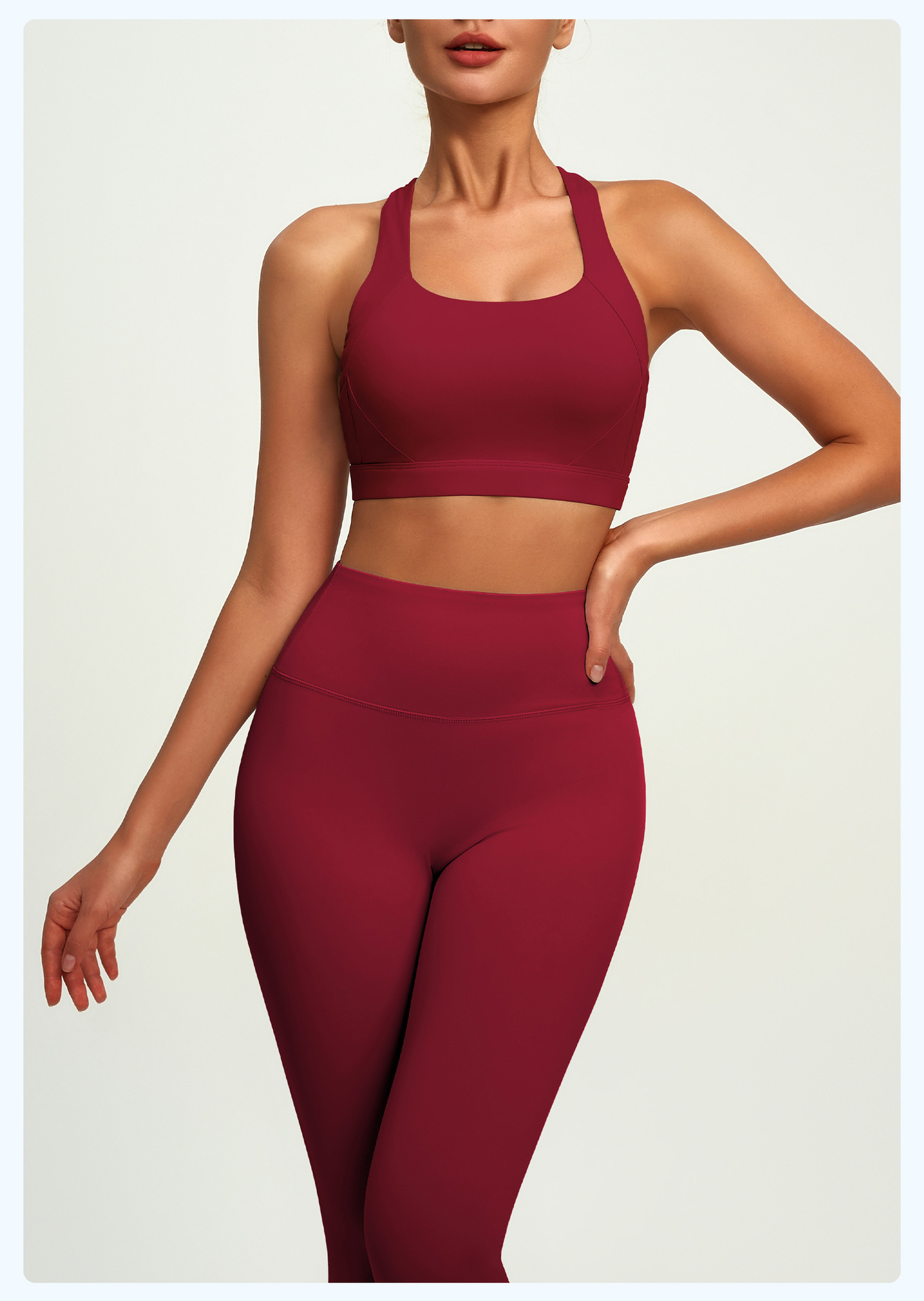 #JYJN050+#JYJK026 Yojaflex Dark Red Wome