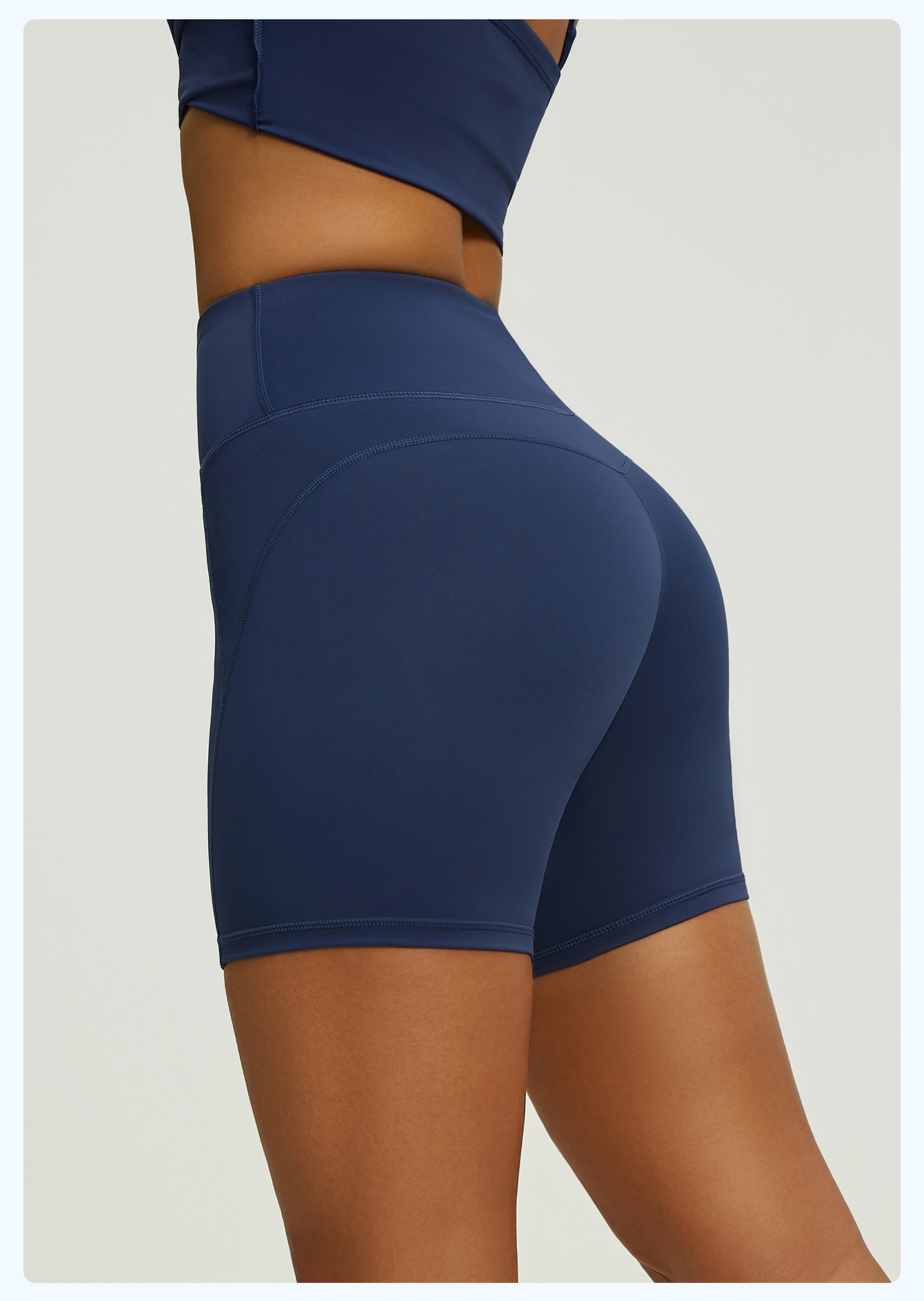 #JYJN050+#JYJA009 Yojaflex Dark Blue Women's Yoga Set 2 Pieces