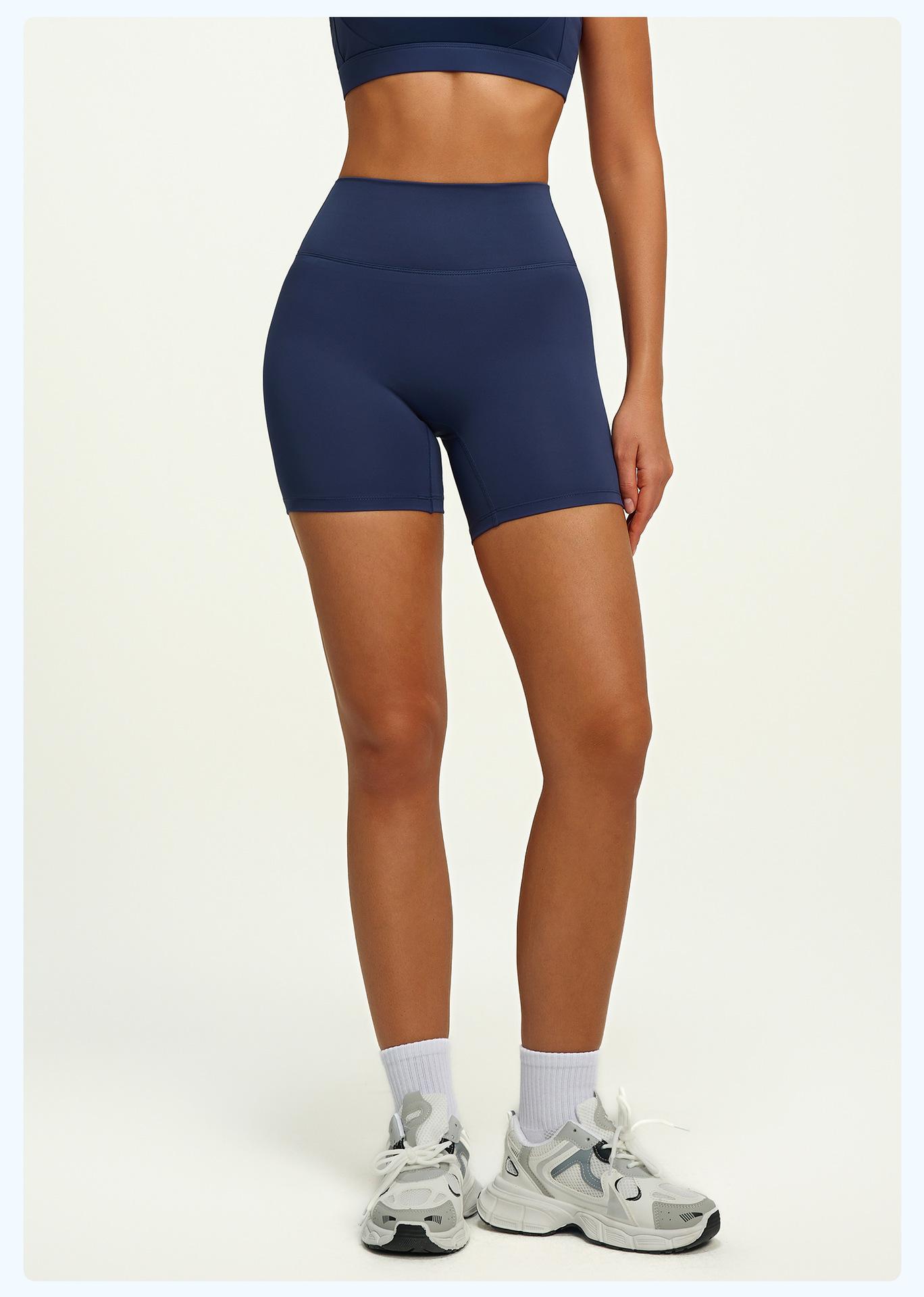 #JYJN050+#JYJA009 Yojaflex Dark Blue Women's Yoga Set 2 Pieces