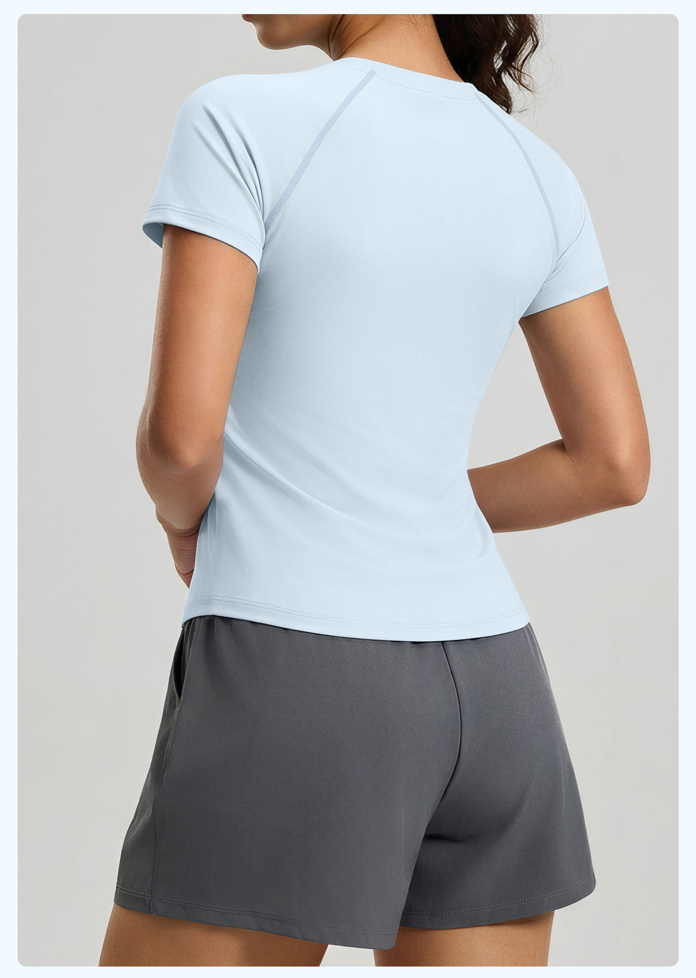 JYWD033 Yojaflex Yoga Top Blue