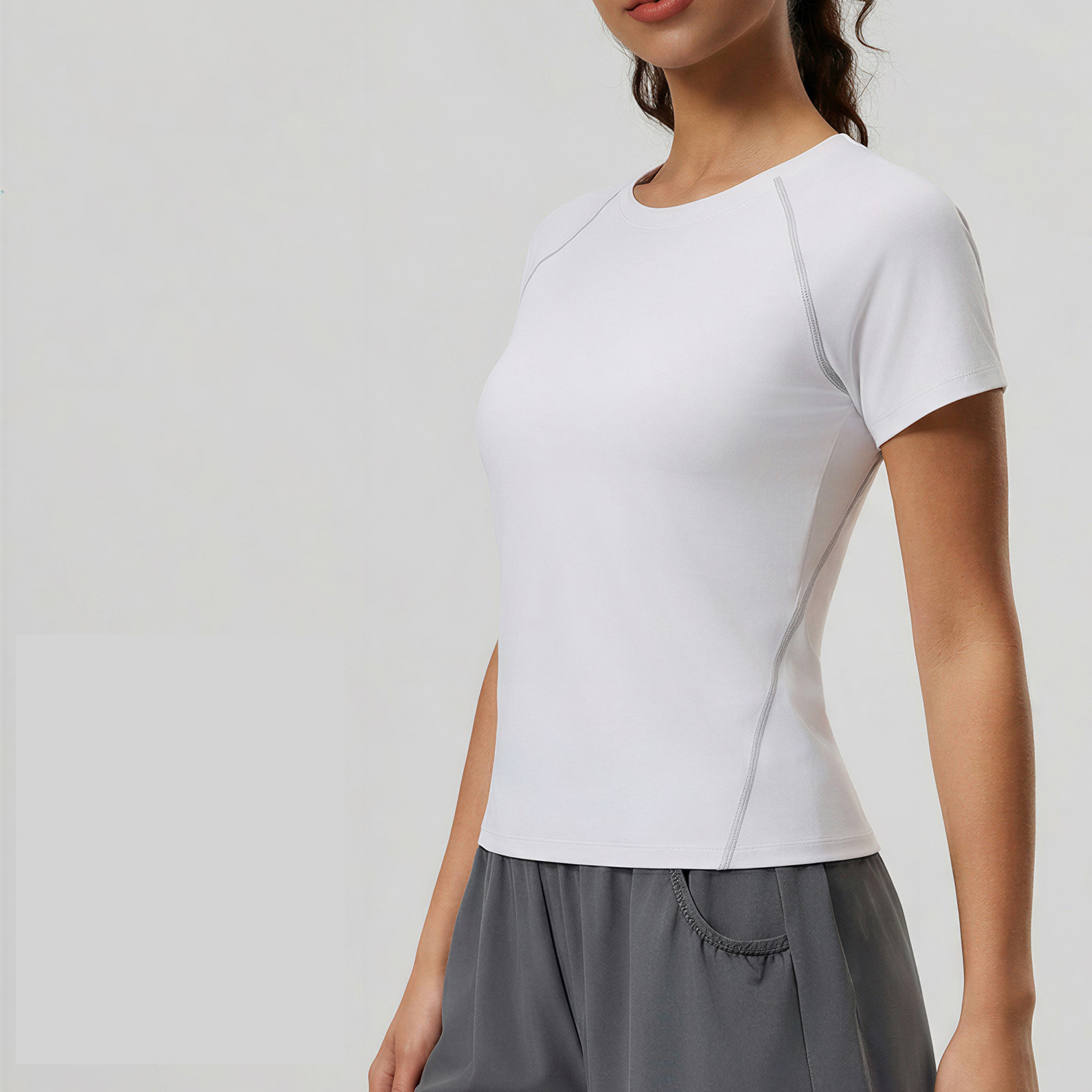  JYWD033 Yojaflex Yoga Top White