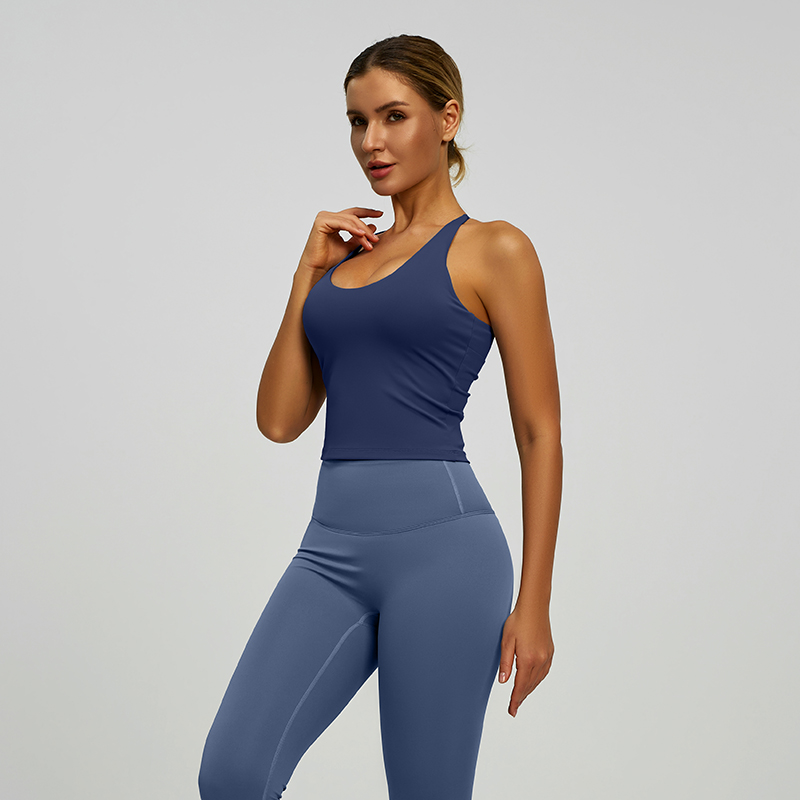 JYJB022 Yojaflex Dar Blue Women's Yoga Sports Bra