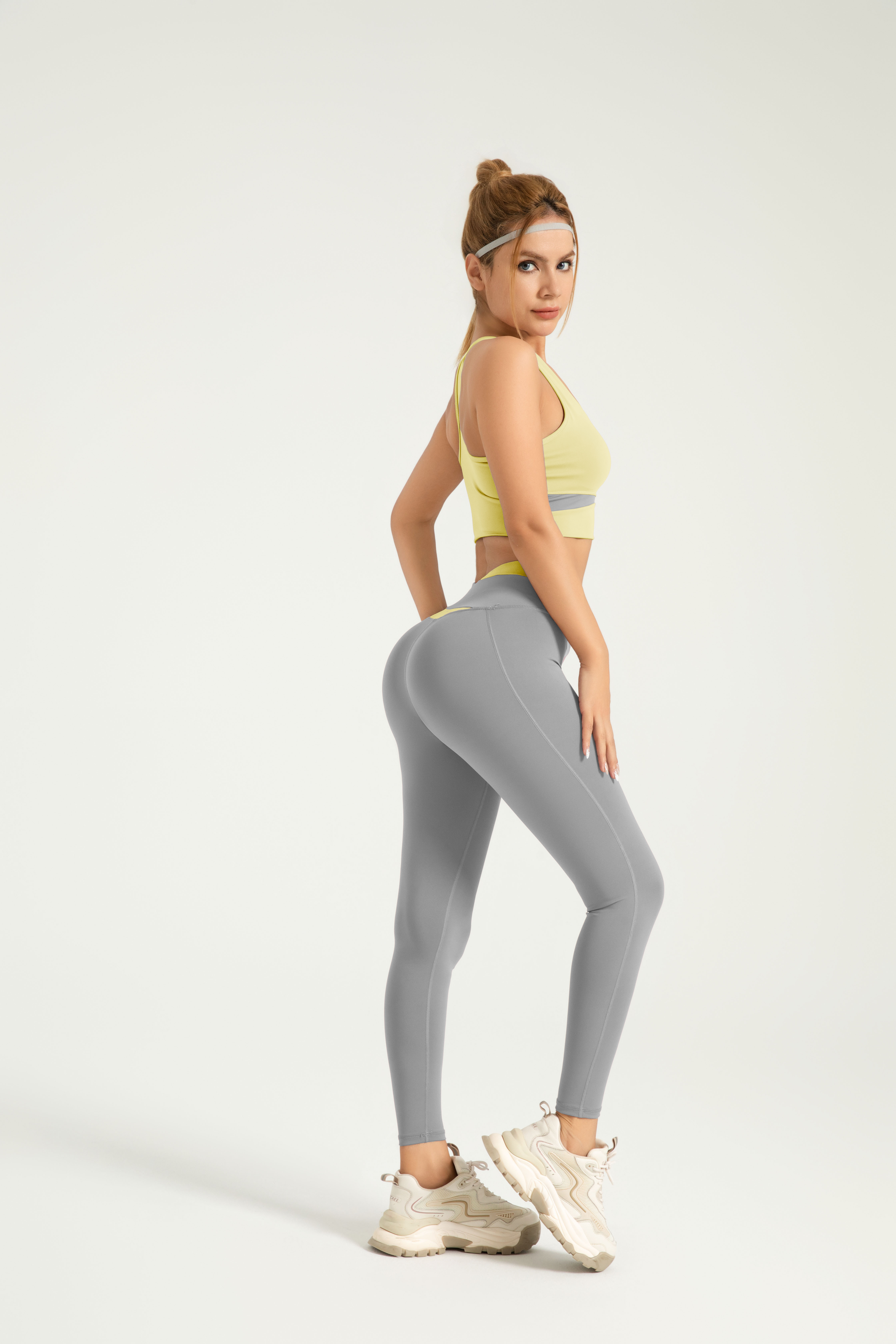 JYMK002 Yojaflex Ice melt ash Yoga Pants