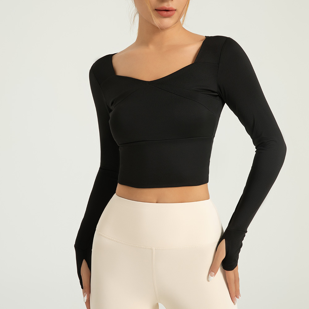 Women's Breathable Yoga/Fitness Top with Built-in Pads 8 Colors YFMTWCX02