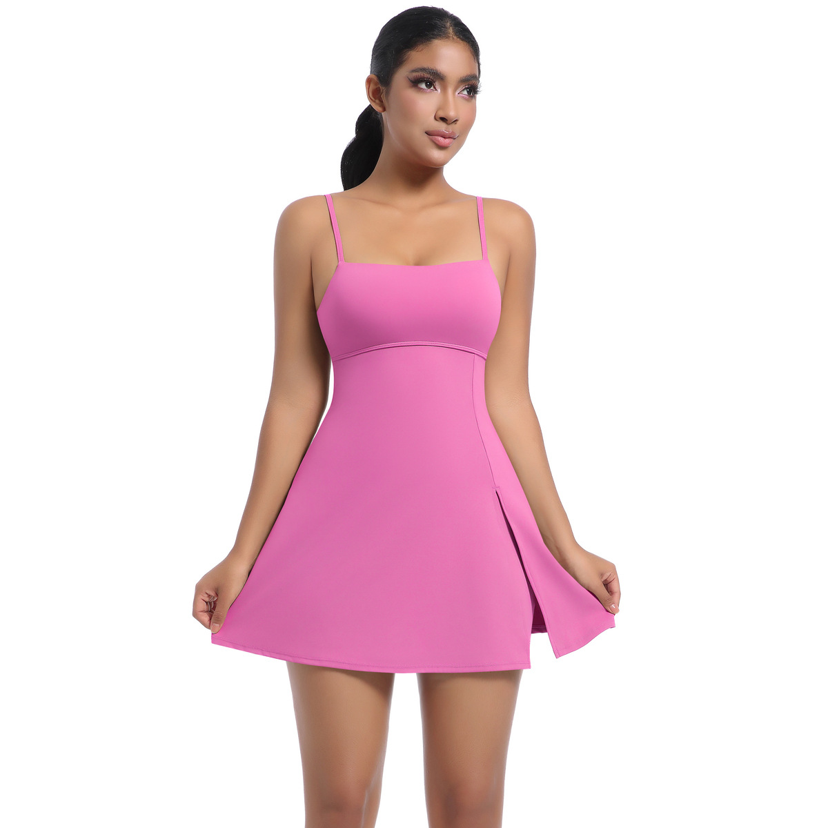 Naked Soft Fitness Dress Set, Spaghetti 