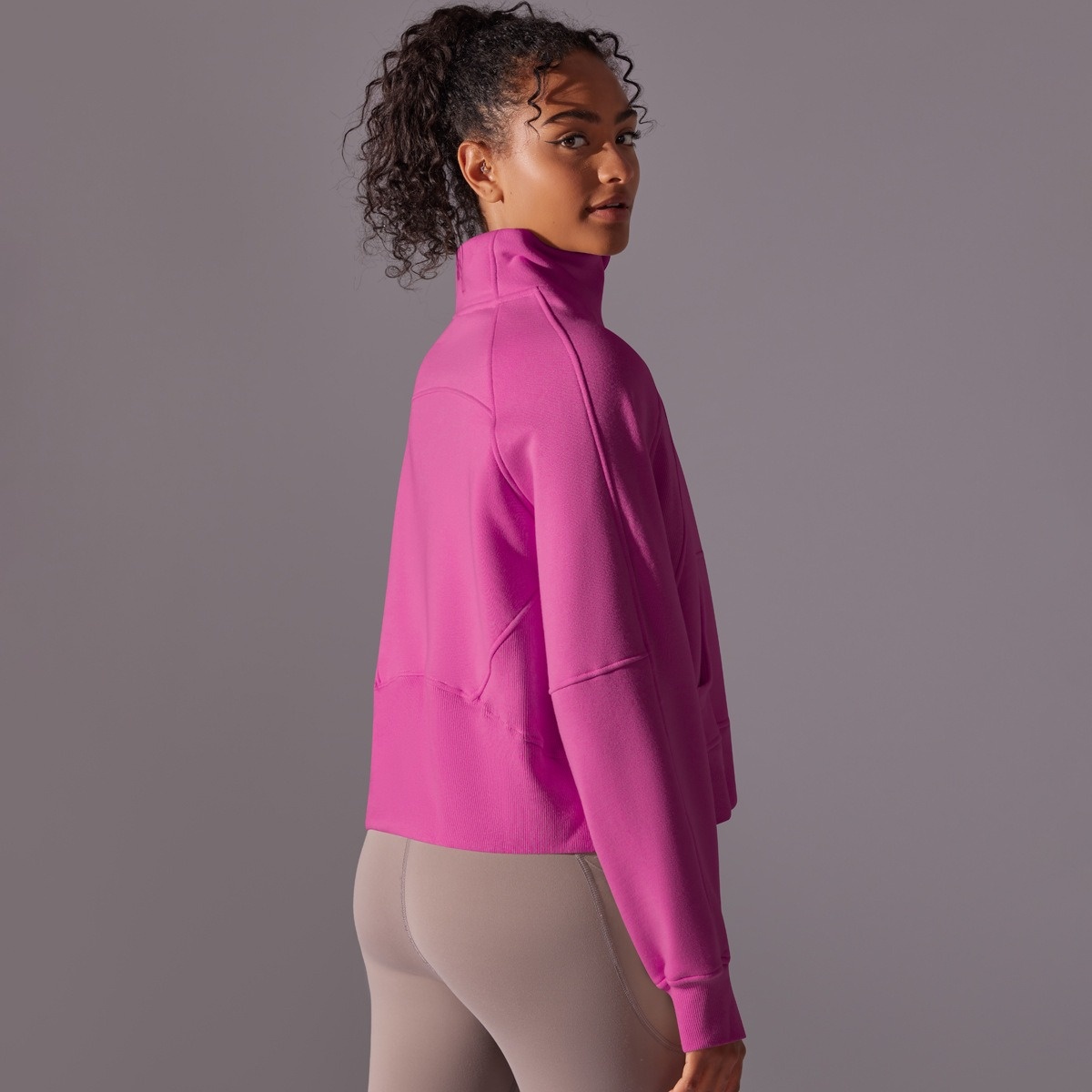 Loose Fleece-Lined Warm Yoga & Casual Sweatshirt/Jacket For Autumn And Winter 4 Colors YFYS7026