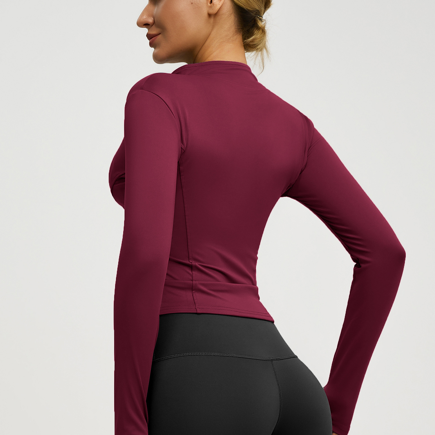 Full Stand-up Collar High Elastic Women Jacket 20 Colors YFMTWT01