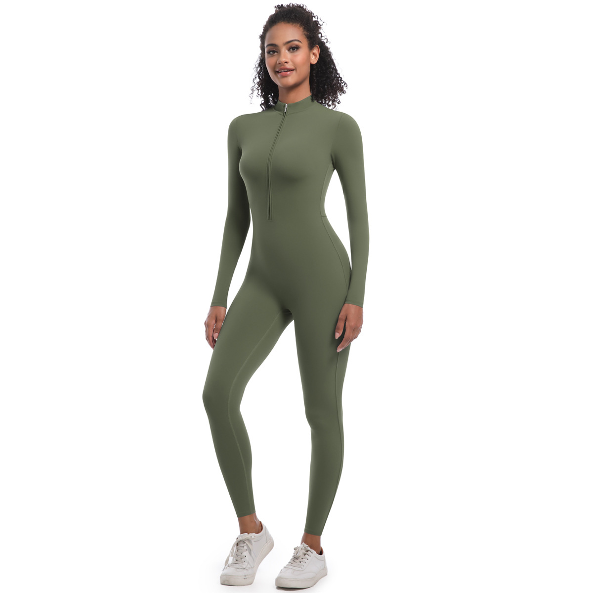 Women Thin Cross Strap Deep Hollow Back Long Leg Jumpsuit, Spaghetti Cross Back Strap Large Cutout Back Tight Long Leg Bodysuit 7 Colors, YFYS7065