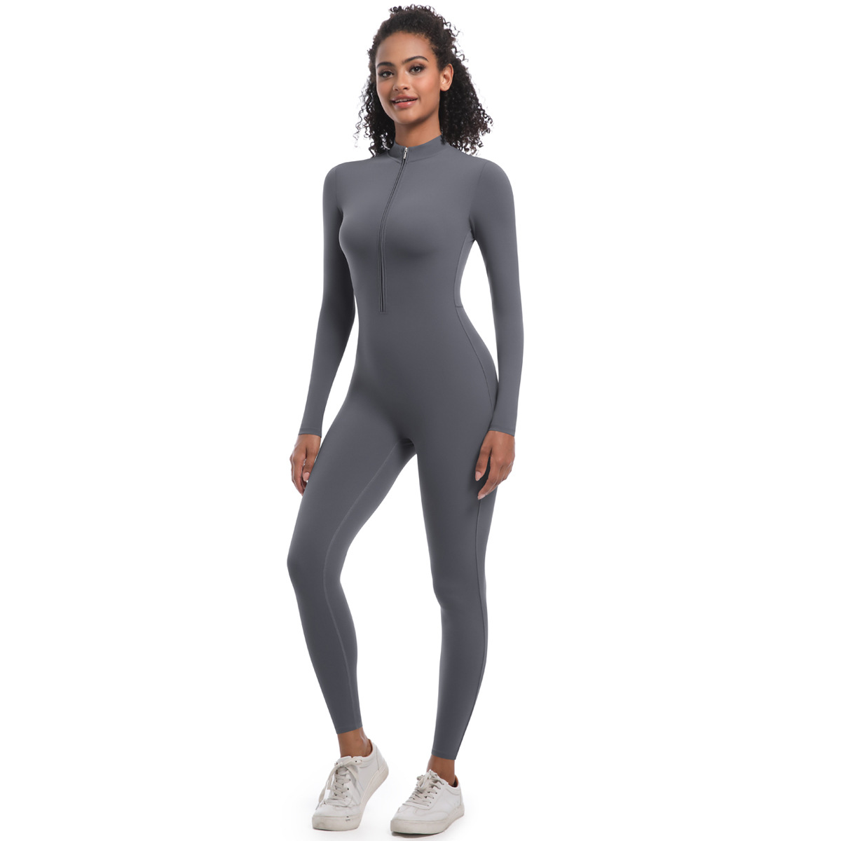 Women Thin Cross Strap Deep Hollow Back Long Leg Jumpsuit, Spaghetti Cross Back Strap Large Cutout Back Tight Long Leg Bodysuit 7 Colors, YFYS7065