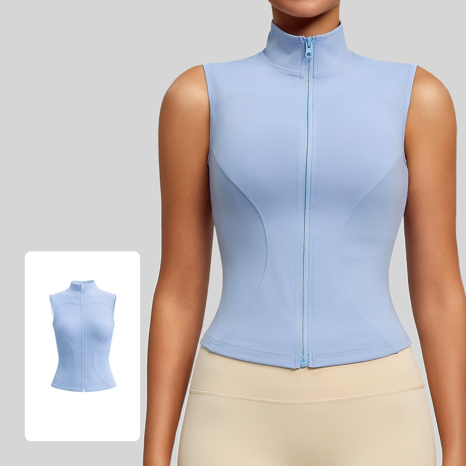 Women's Sleeveless Slimming-fit Fitness Top 4 Colors YFJYMW041