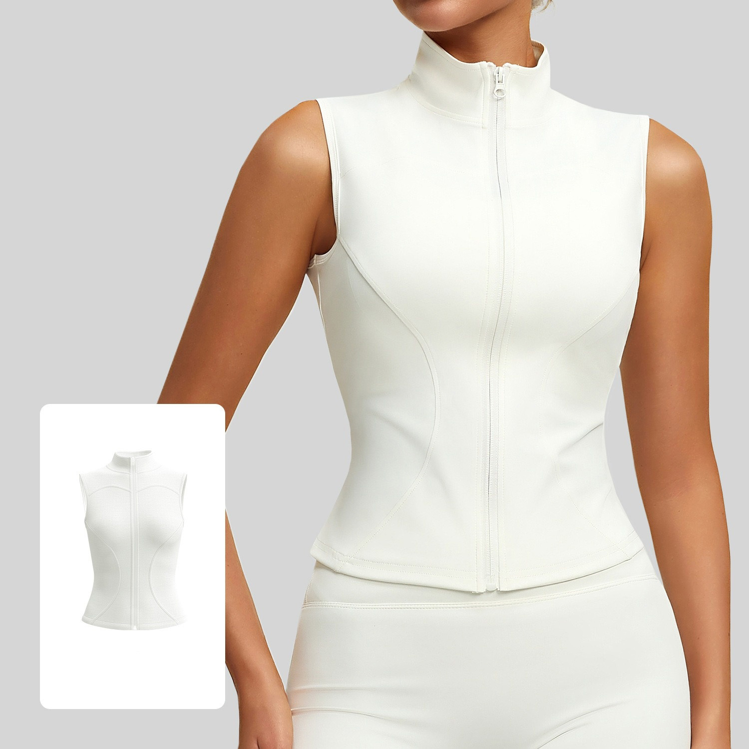 Women's Sleeveless Slimming-fit Fitness Top 4 Colors YFJYMW041