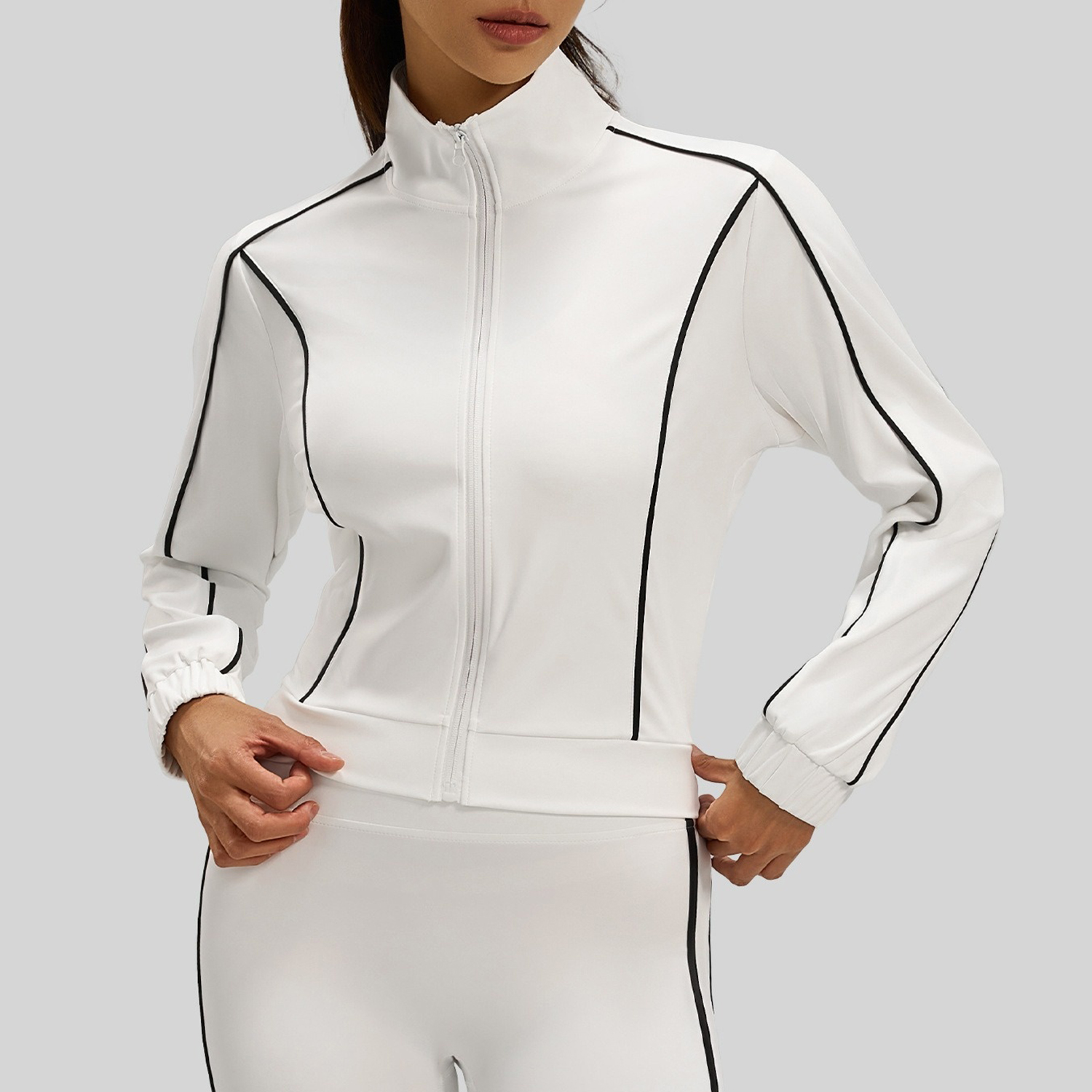 High-stretch Casual Color-block Sports J