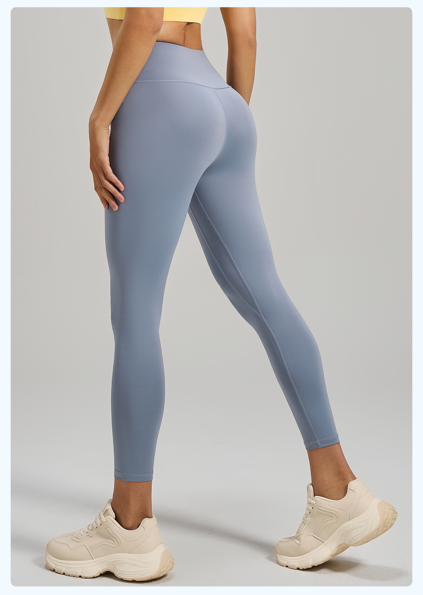 Daily Casual Yoga Leggings 20 Colors, High Waist Slim Fit Athleisure Running Pants, YFMT20