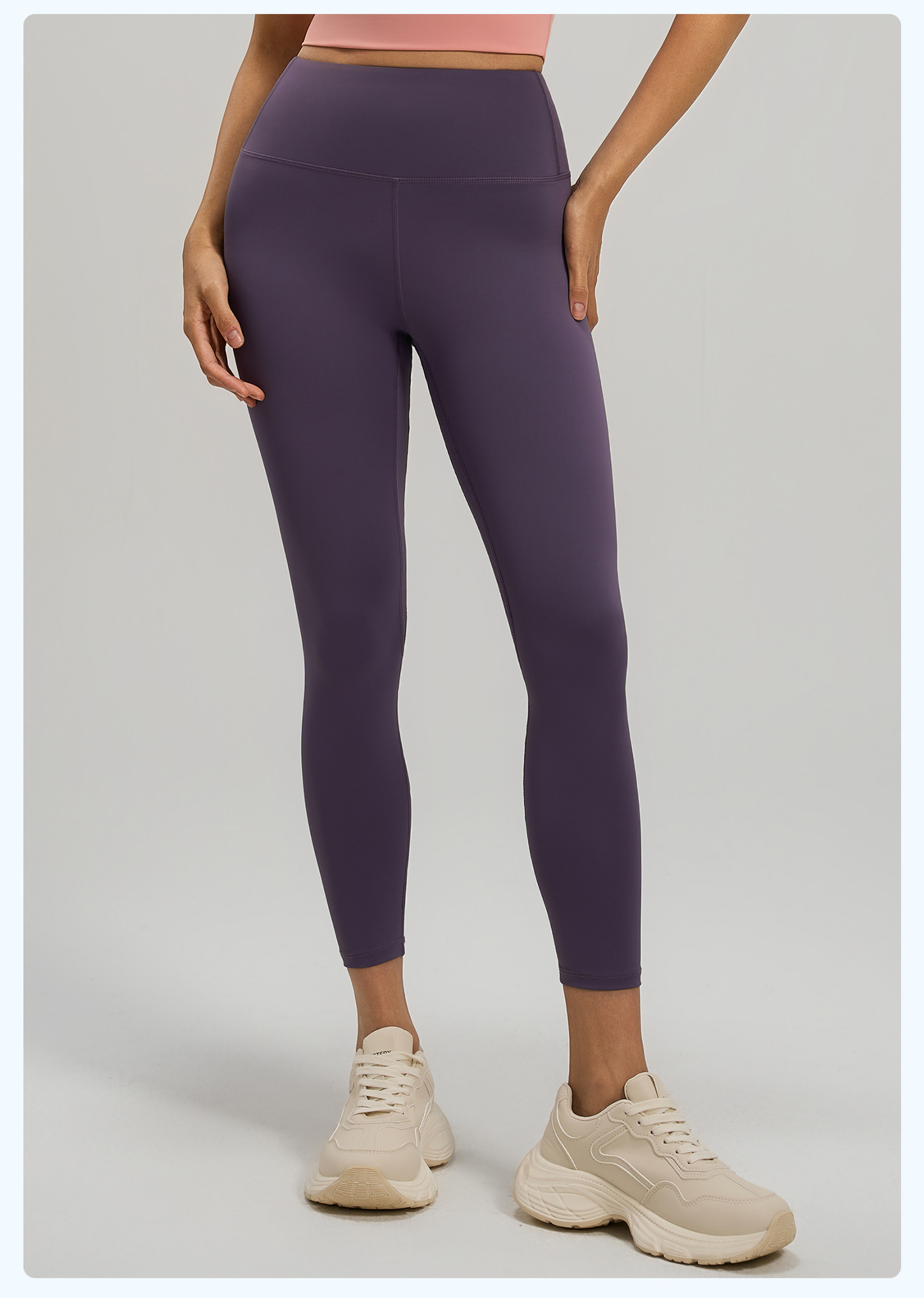Daily Casual Yoga Leggings 20 Colors, High Waist Slim Fit Athleisure Running Pants, YFMT20