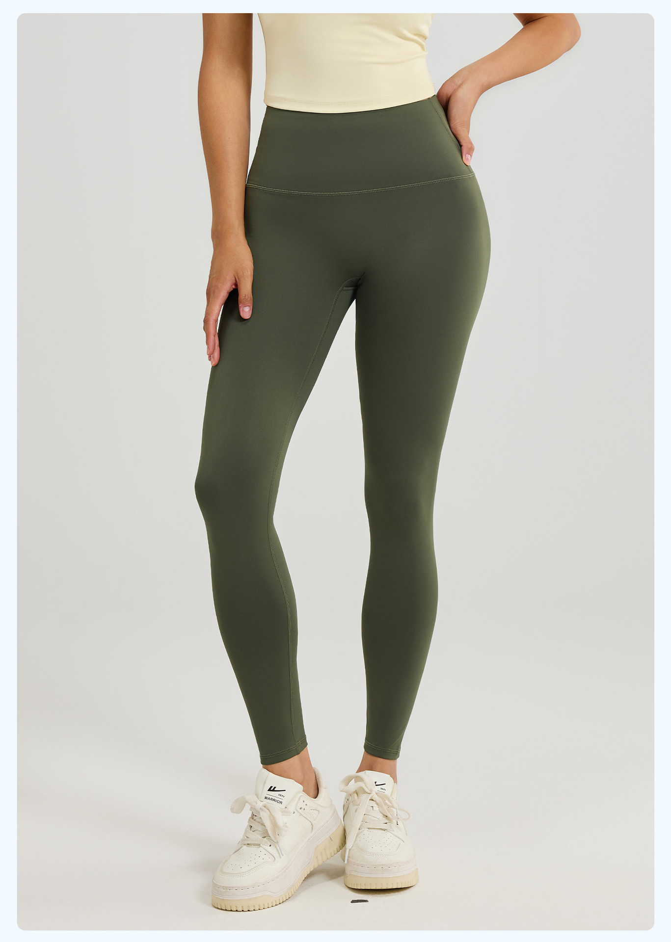 Women High Waist Crotch Seamless Peach B