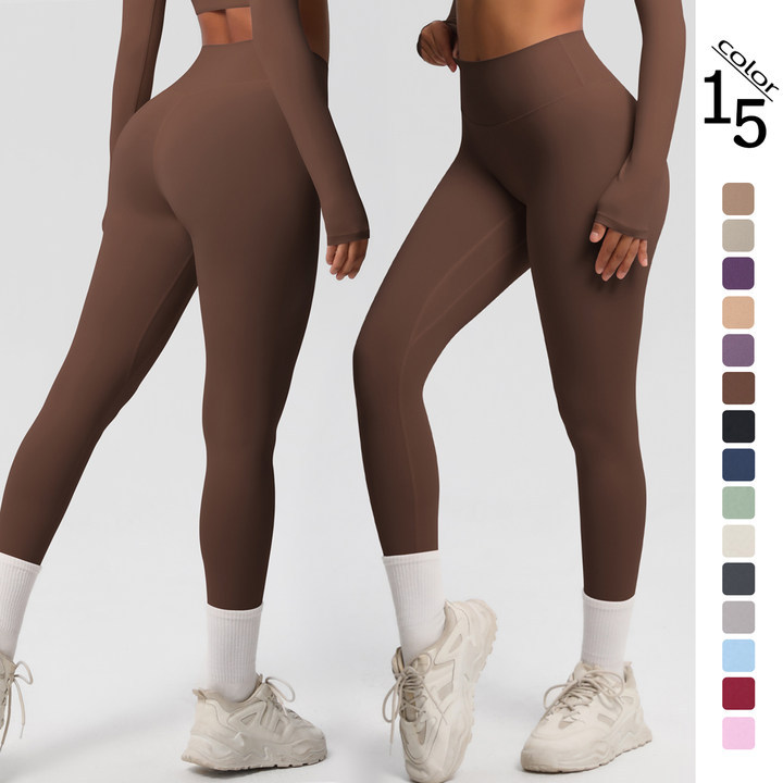 Women High Waist Double Sided Brushed Nu